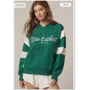 Anthropologie Daily Practice Knit Hooded Sweatshirt | NWT | S